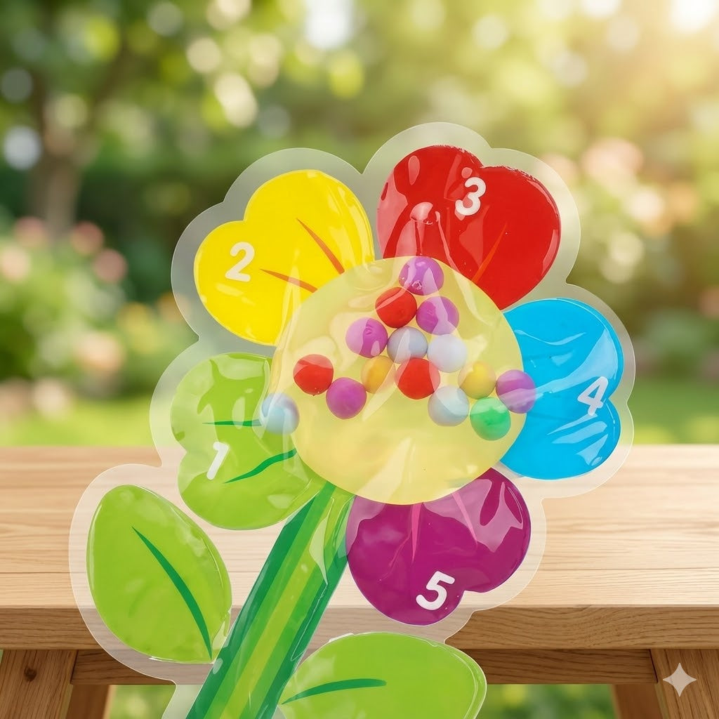 Flower Color Sorting Toy | Montessori Sensory Game for Toddlers | Fine Motor Skills