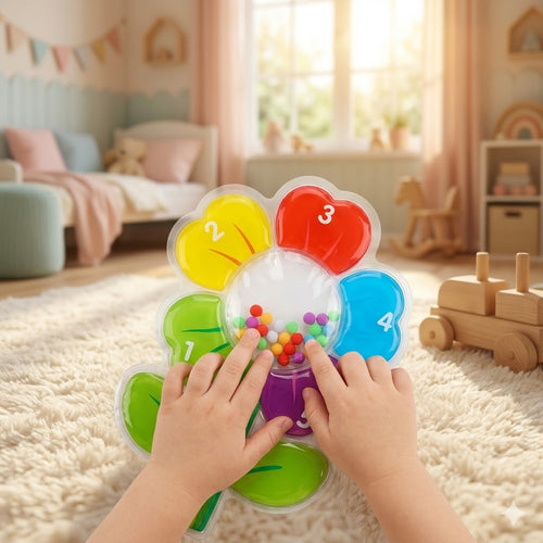Flower Color Sorting Toy | Montessori Sensory Game for Toddlers | Fine Motor Skills