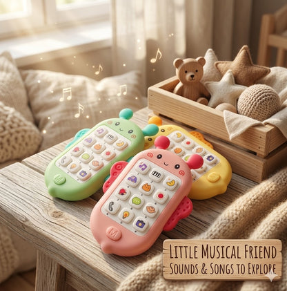 Musical Bee Baby Phone Toy | Interactive Light-Up Learning Toy for Toddlers