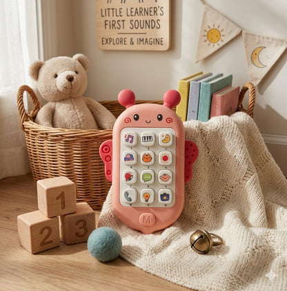 Musical Bee Baby Phone Toy | Interactive Light-Up Learning Toy for Toddlers
