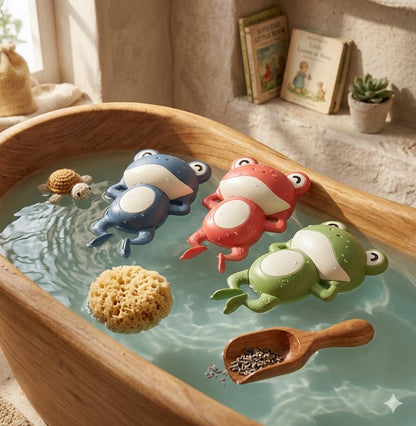 Non-Toxic Frog Bathtub Toy | Interactive Water Game for Toddlers | Perfect Halloween & Christmas Gift