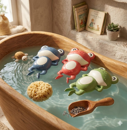 Non-Toxic Frog Bathtub Toy | Interactive Water Game for Toddlers | Perfect Halloween & Christmas Gift