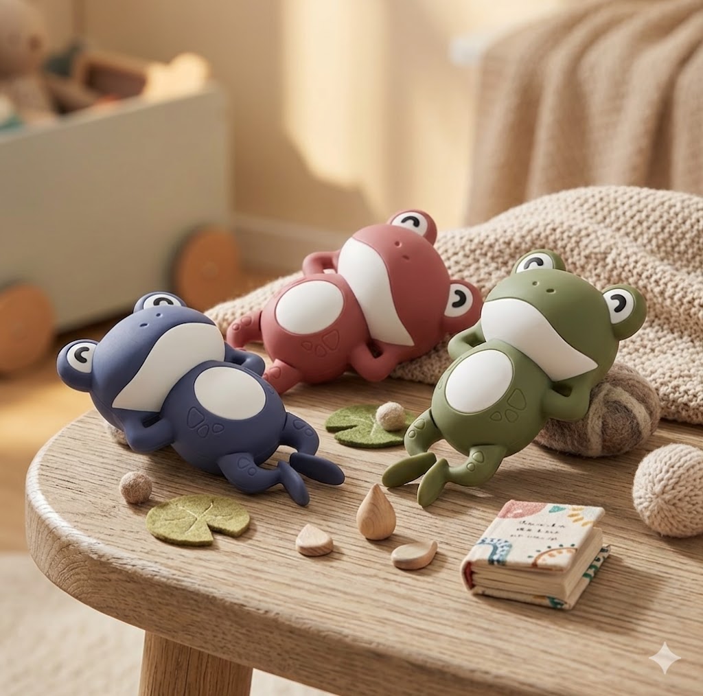 Non-Toxic Frog Bathtub Toy | Interactive Water Game for Toddlers | Perfect Halloween & Christmas Gift